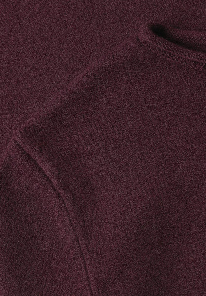 Pullover mit Boat Neck und Rollkanten