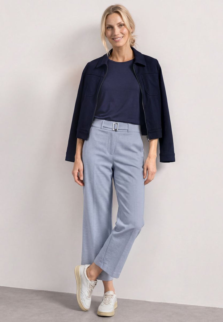 High Waist Culotte mit Schnallendetail