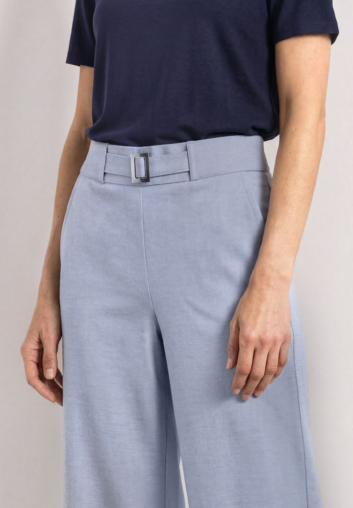 High Waist Culotte mit Schnallendetail