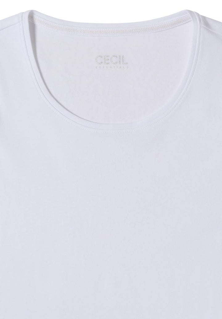 Basic Langarm Shirt mit Rundhals