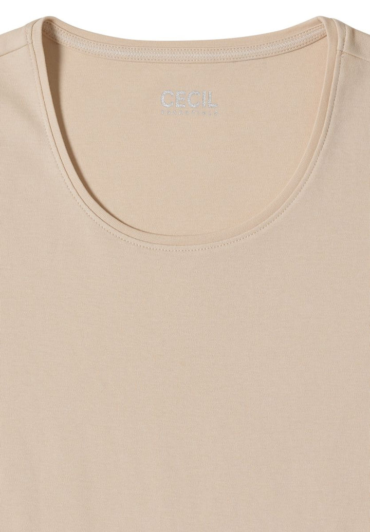 Basic Langarm Shirt mit Rundhals