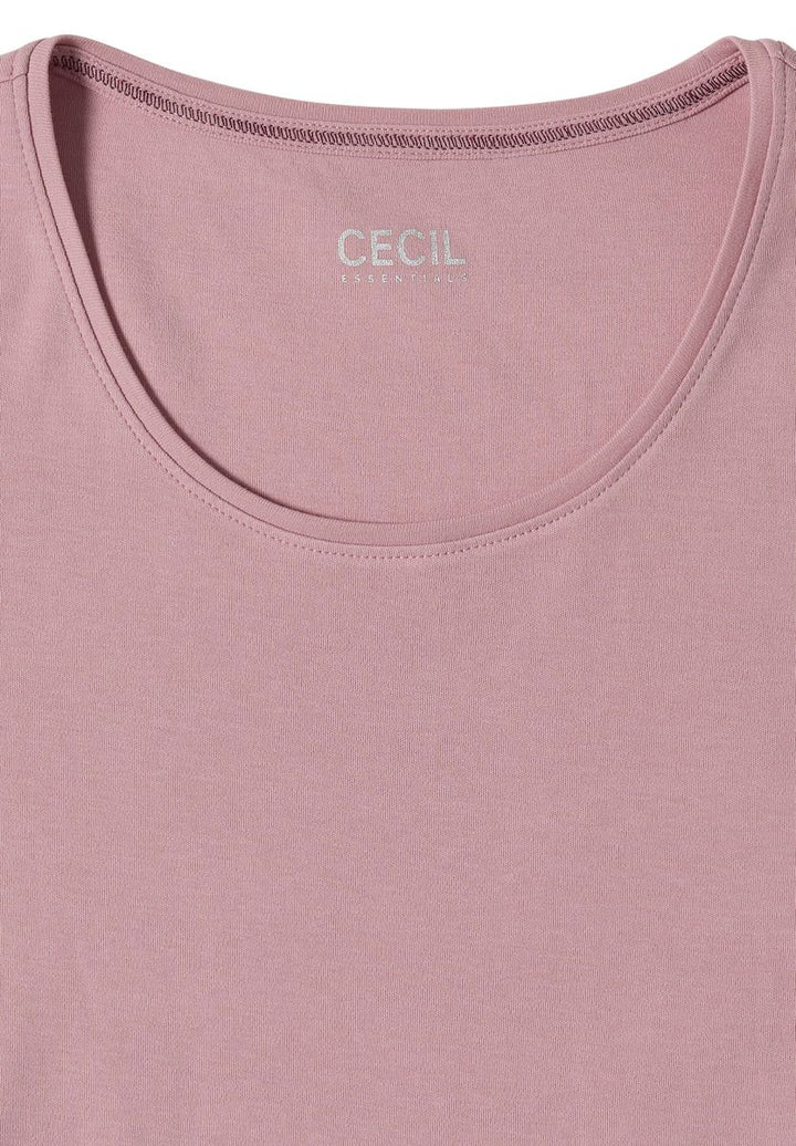 Basic Langarm Shirt mit Rundhals