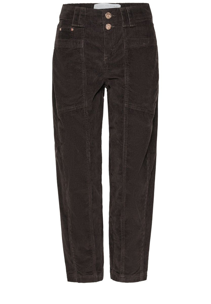 Barrel Leg Hose aus Cord im Loose Fit