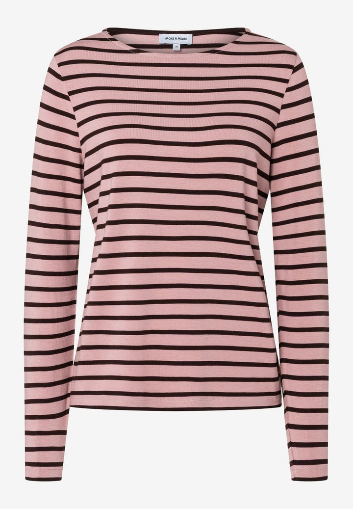 gestreiftes Langarmshirt