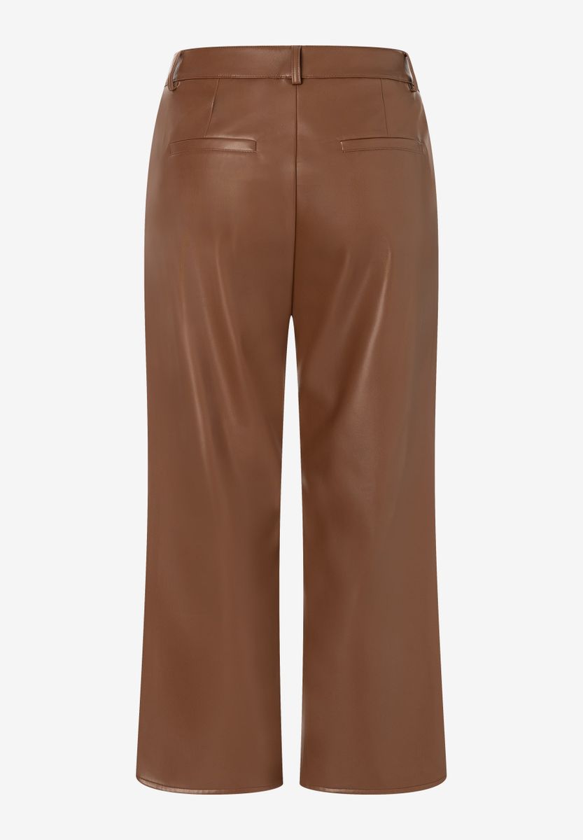 Culotte in Lederoptik