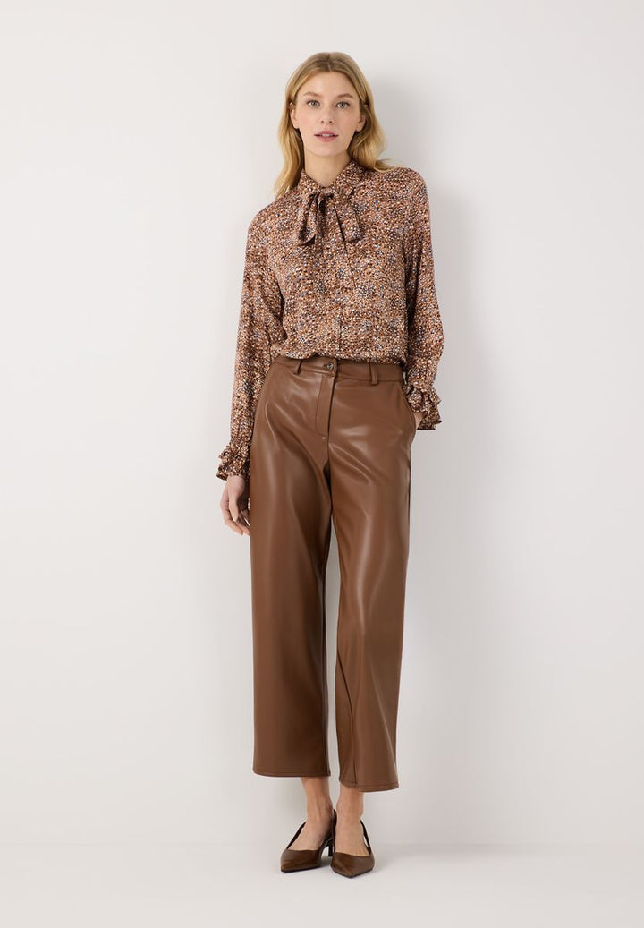 Culotte in Lederoptik