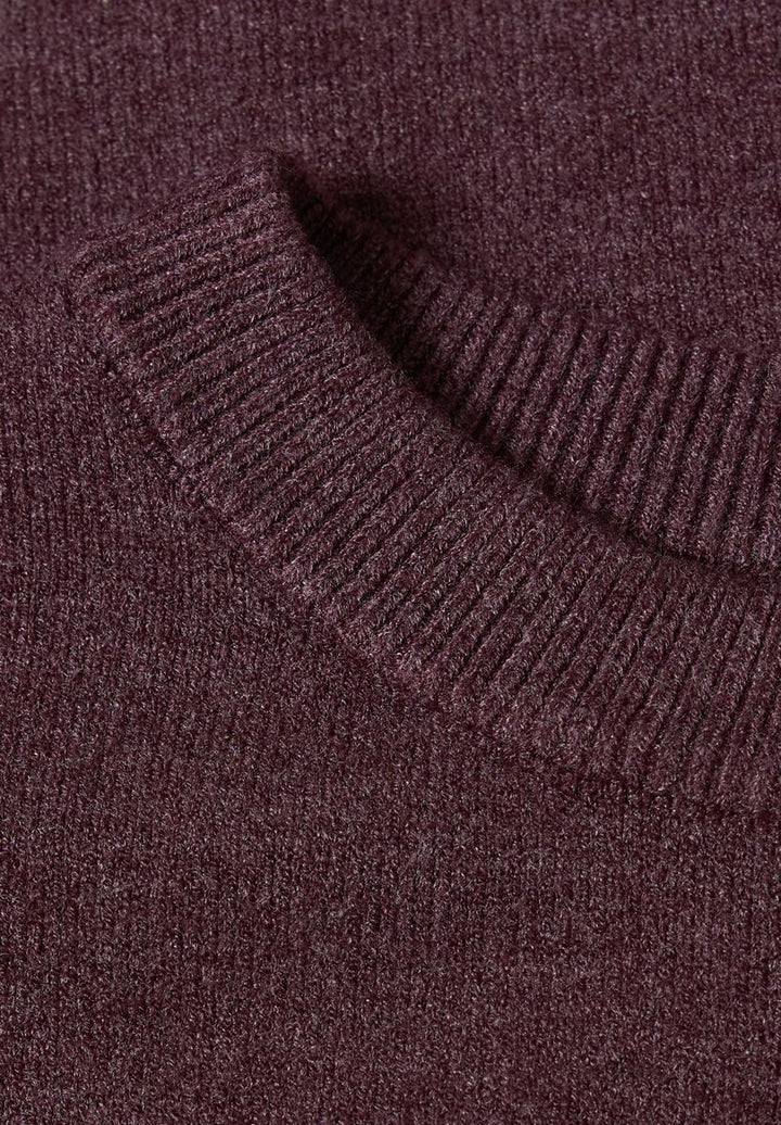 3/4-Arm Pullover mit Rundhals