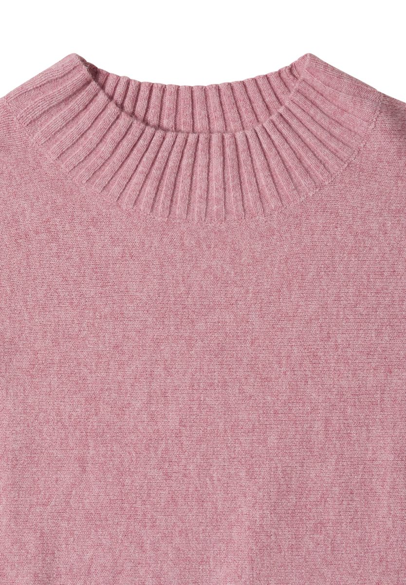 Dolman Pullover mit Turtle Neck