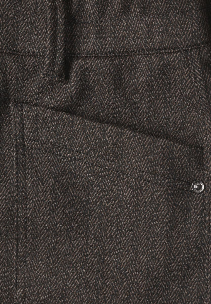 High Waist Barrel Leg Hose mit Elastikbund