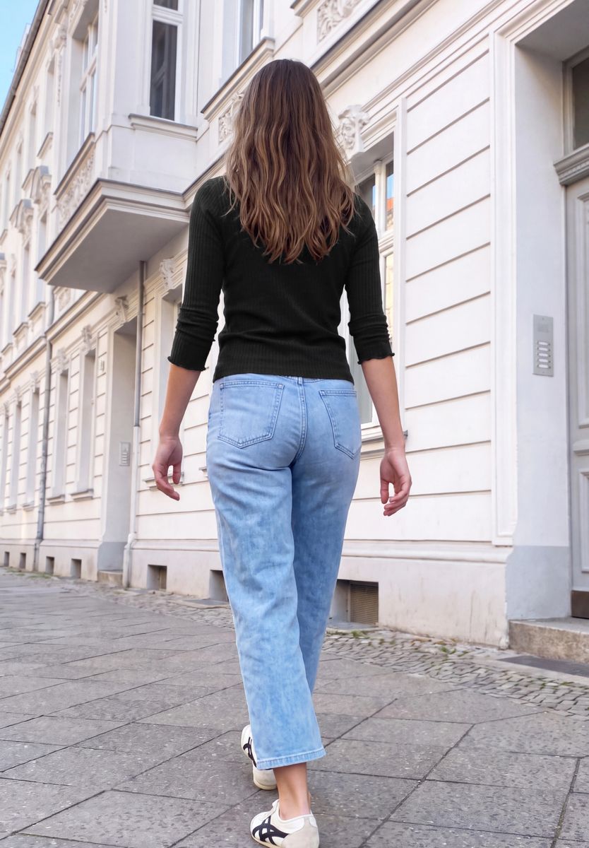 Langarm Shirt mit Turtle Neck