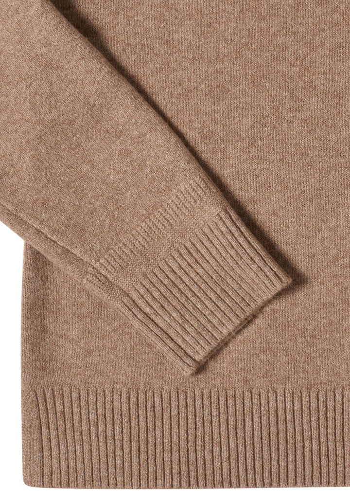 Langarm Pullover mit Polokragen