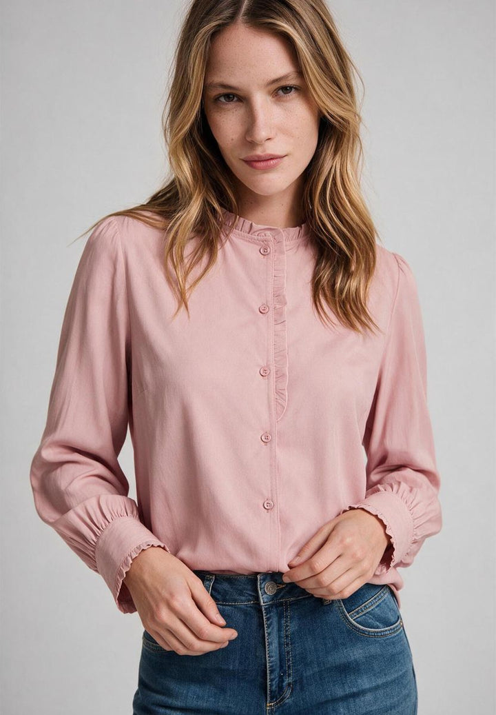 Bluse mit Rüschendetails