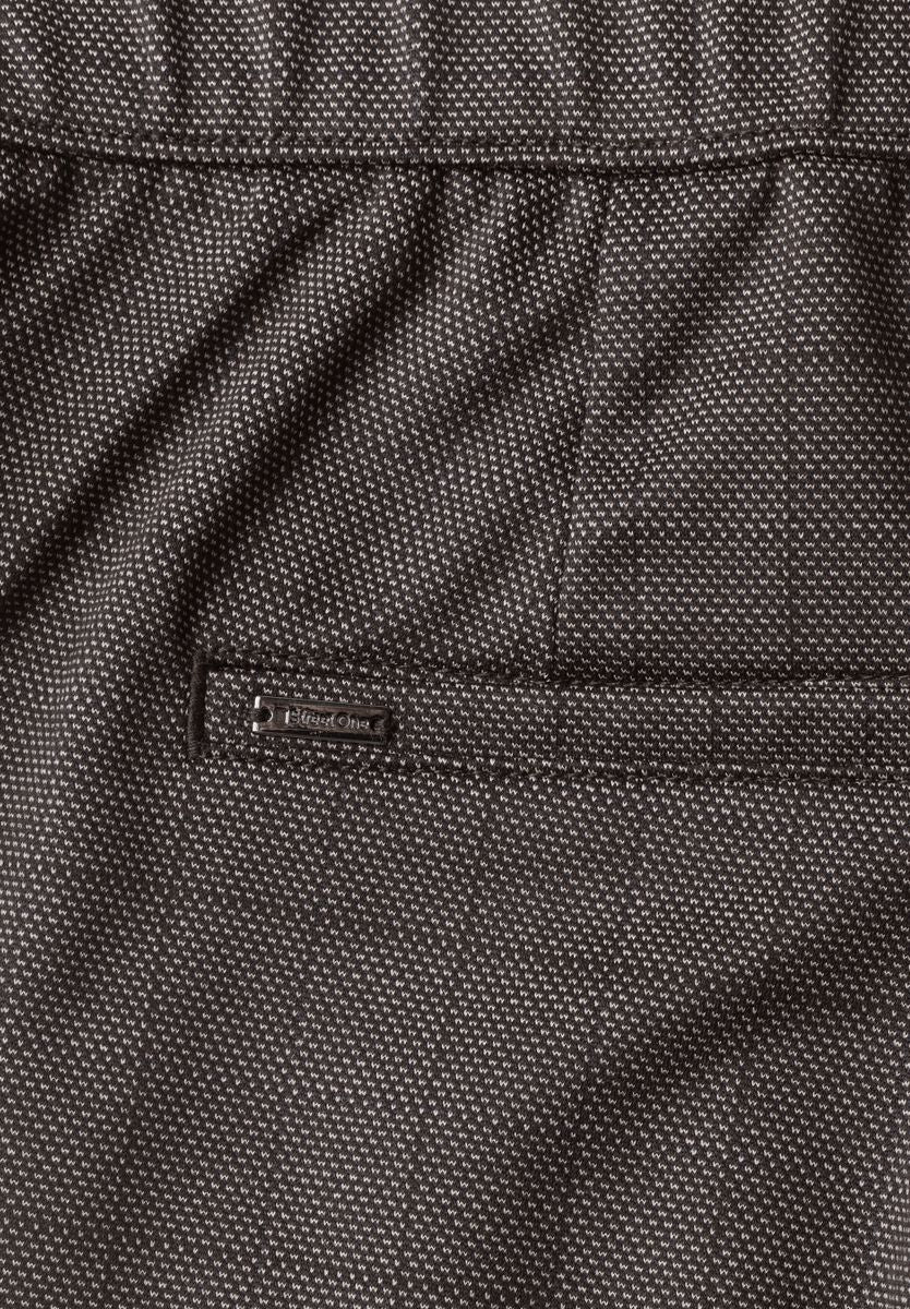 High Waist Wide Leg Culotte mit Karomuster