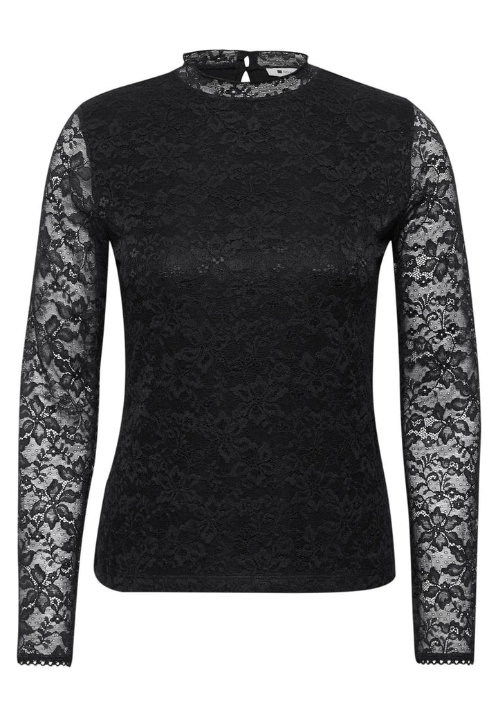 Langarm Shirt aus Spitze