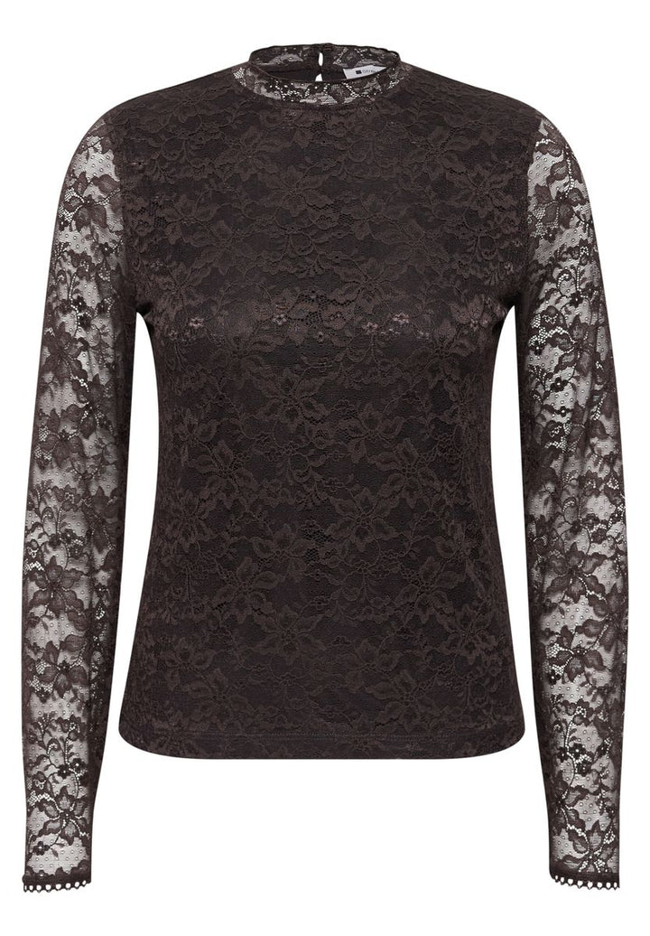Langarm Shirt aus Spitze