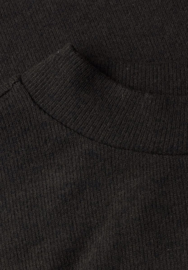 Langarm Shirt mit Rundhals und Spitzenborte