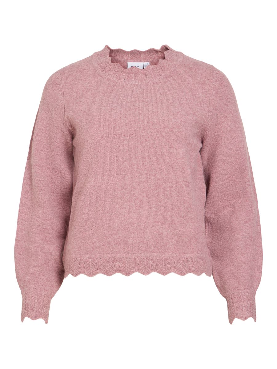 VINIKOLINA O-NECK L/S KNIT TOP - NOOS