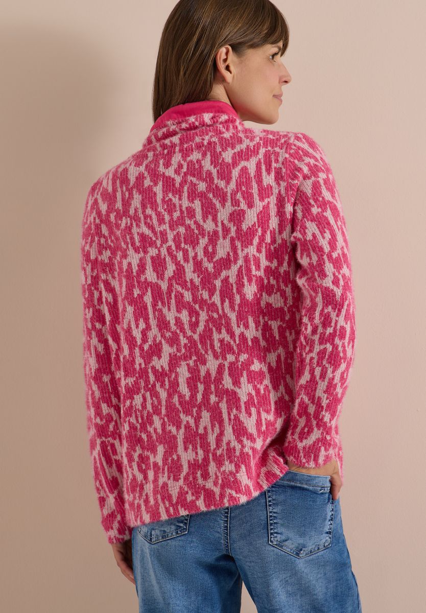 Langarm Shirt mit Fake-Kapuze