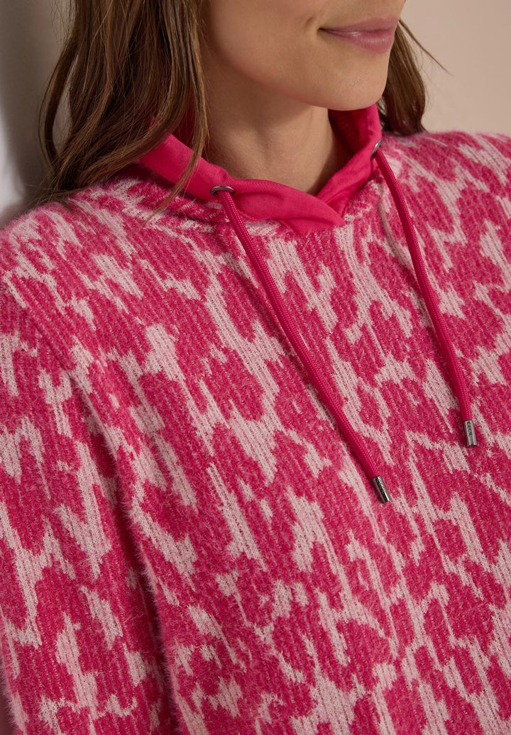 Langarm Shirt mit Fake-Kapuze