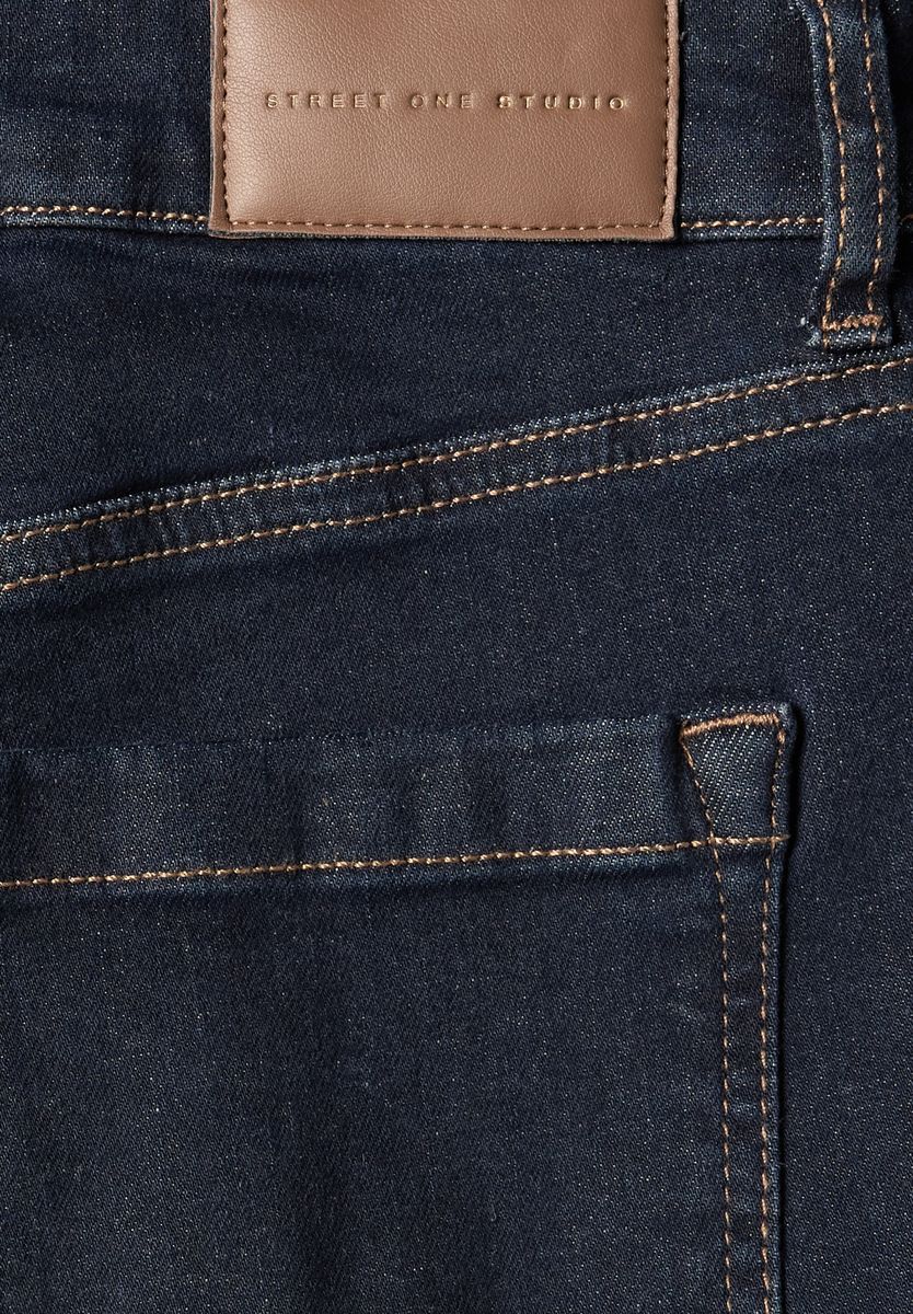 Mid Waist Wide Leg Jeans im Loose Fit