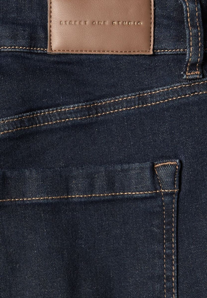 Mid Waist Wide Leg Jeans im Loose Fit