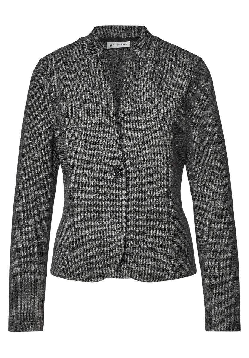 Blazer mit Houndstooth-Muster