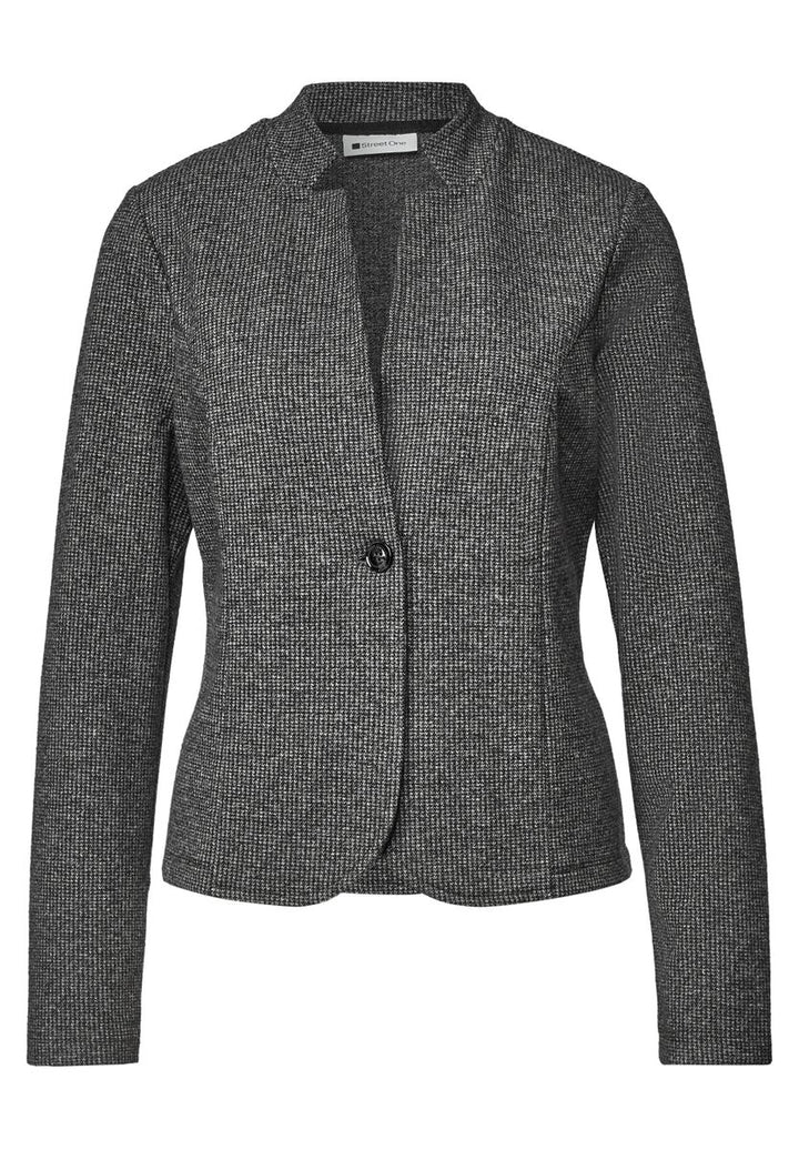 Blazer mit Houndstooth-Muster