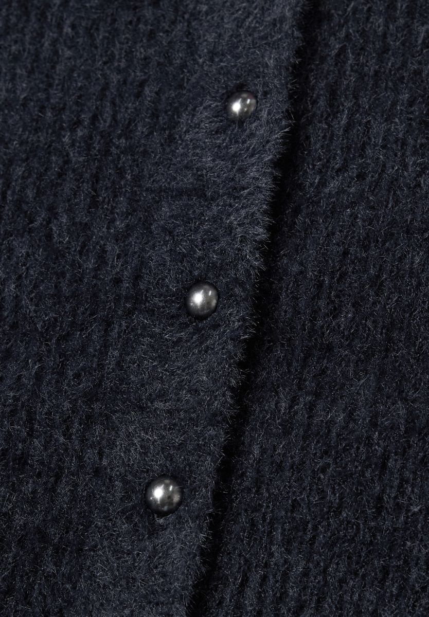 Kuscheliger Halbarm Cardigan mit Rundhals