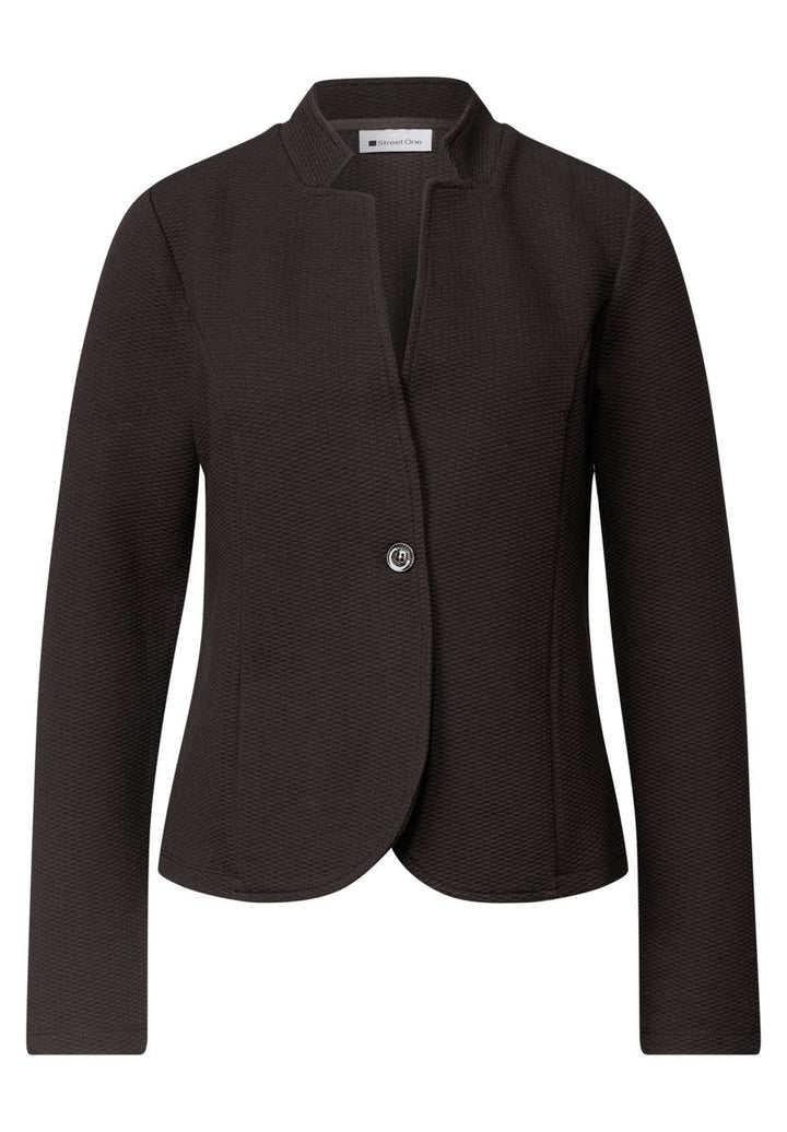 Blazer aus Jersey mit Struktur
