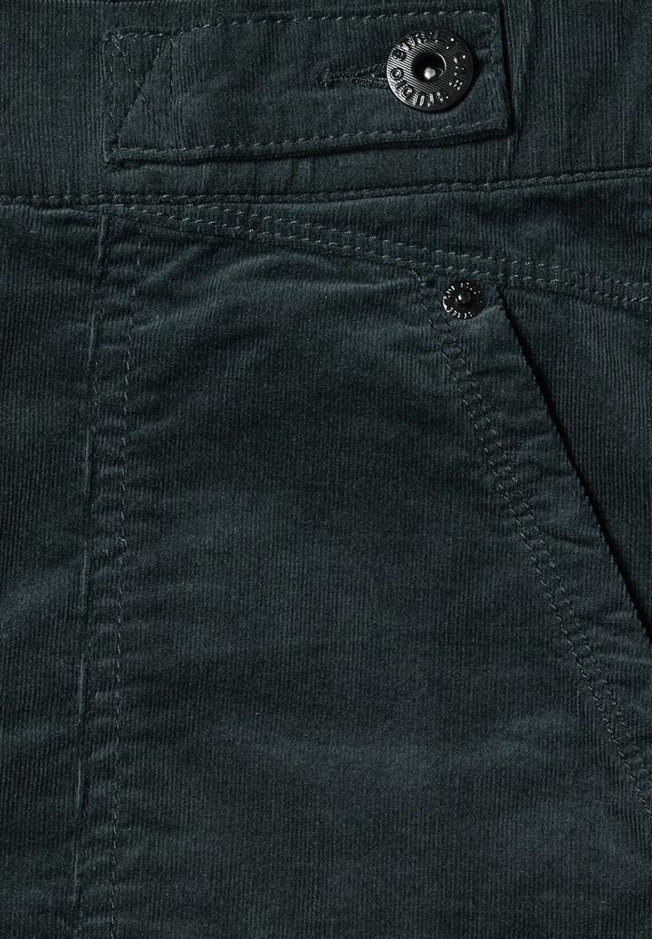 Mid Waist Barrel Leg Hose im Loose Fit