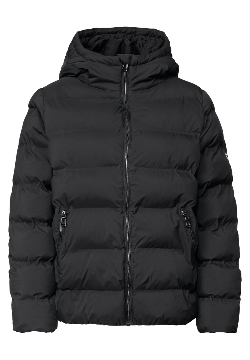Kurze Jacke mit geklebter Steppung