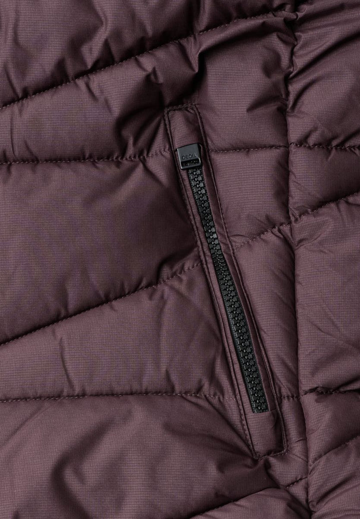 Steppjacke mit Kapuze und Zipper