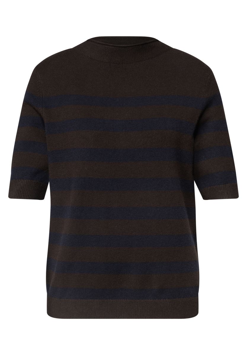 Kurzarm Pullover mit Turtle Neck