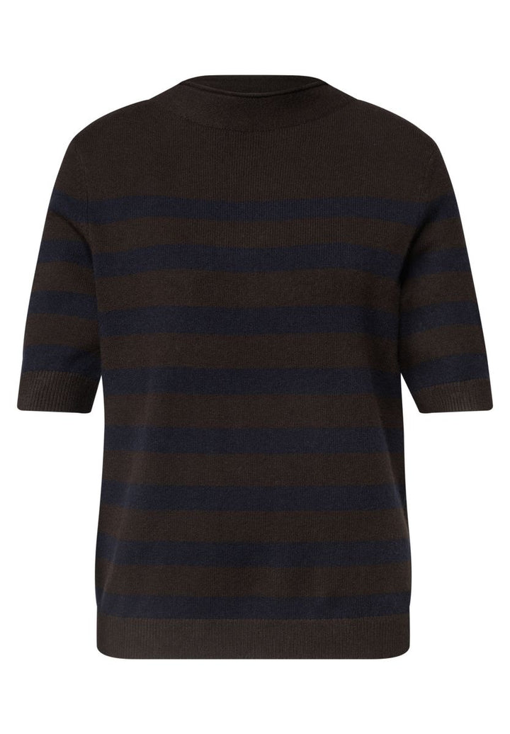 Kurzarm Pullover mit Turtle Neck