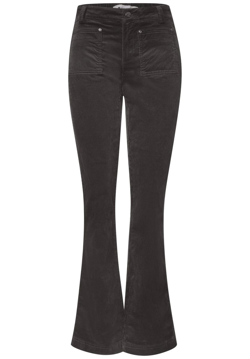 High Waist Bootcut Hose im Slim Fit