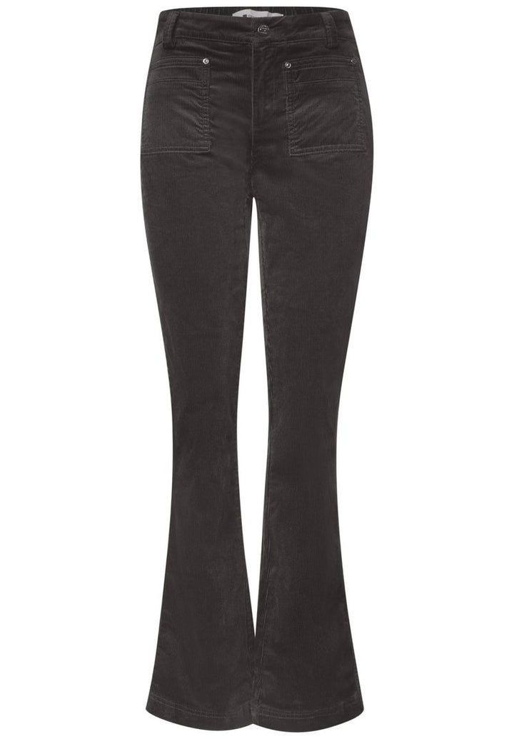 High Waist Bootcut Hose im Slim Fit