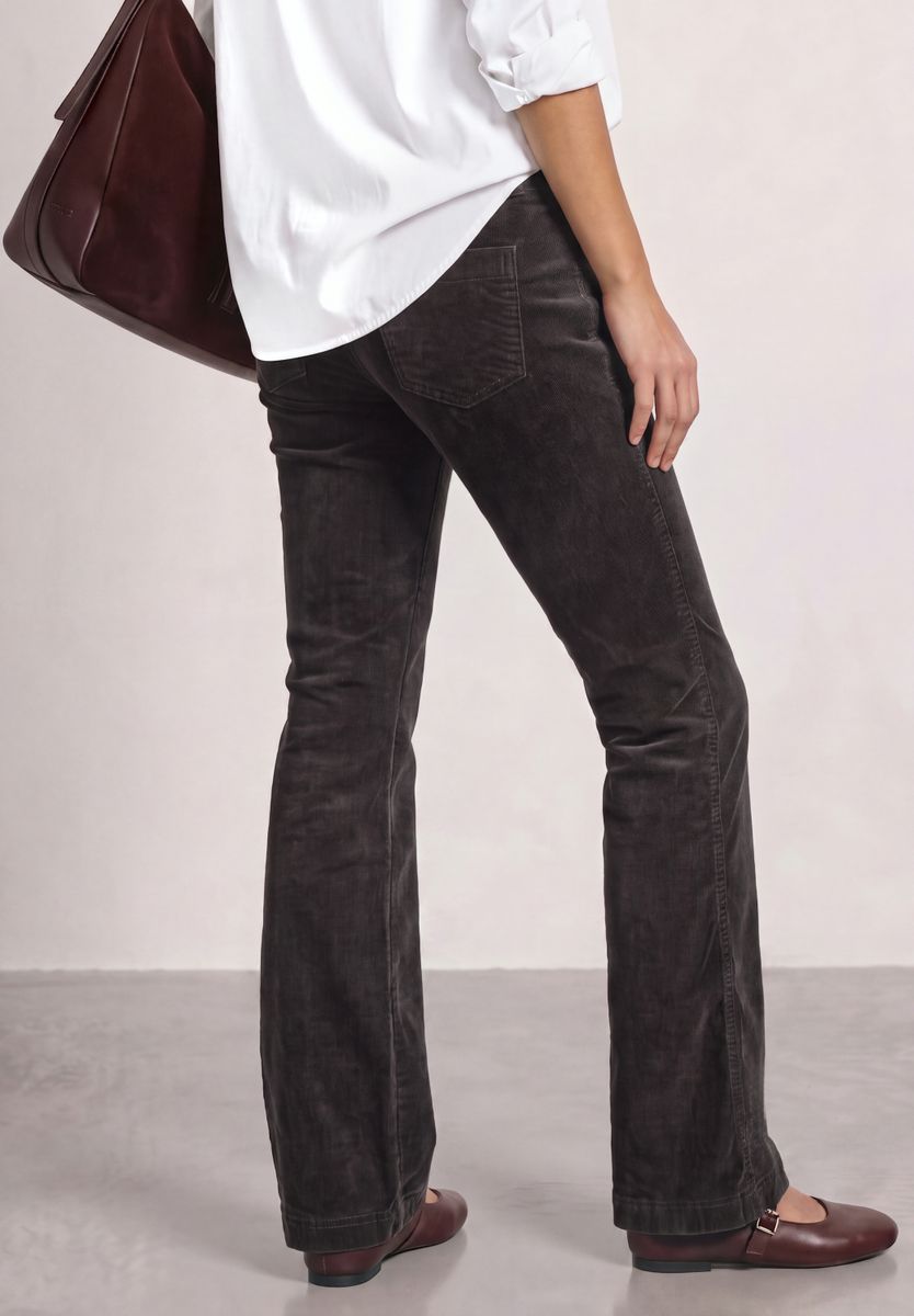 High Waist Bootcut Hose im Slim Fit
