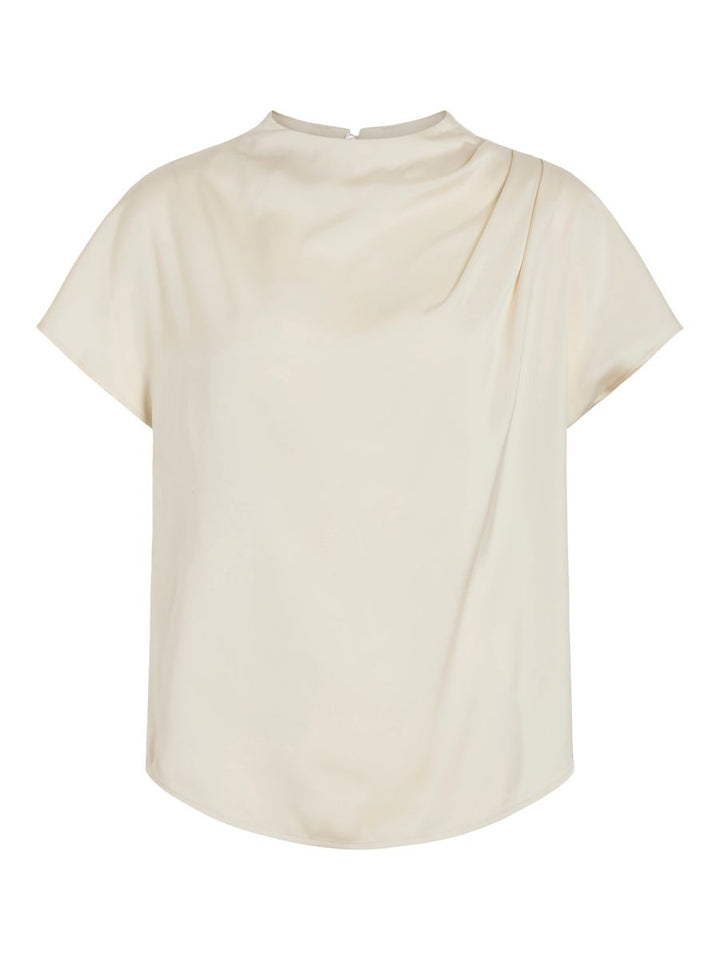 VIELMINA FUNNEL NECK S/S TOP/1