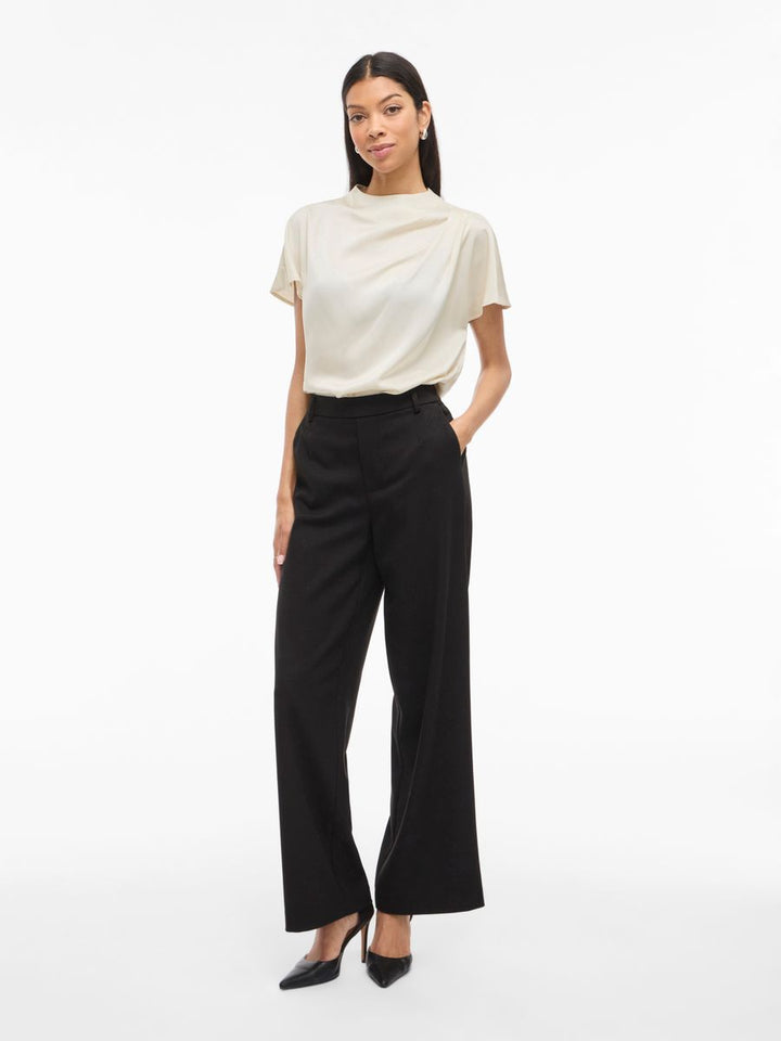VIELMINA FUNNEL NECK S/S TOP/1