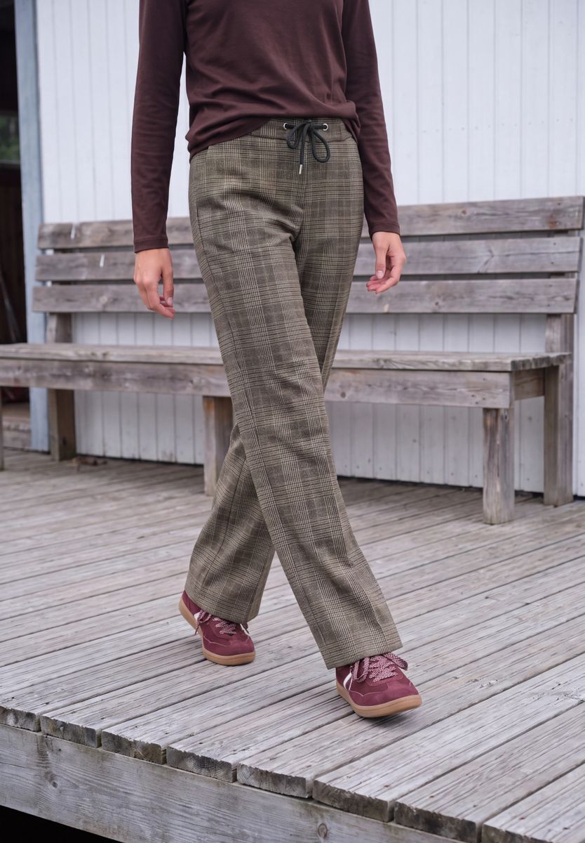 High Waist Wide Leg Hose im Loose Fit