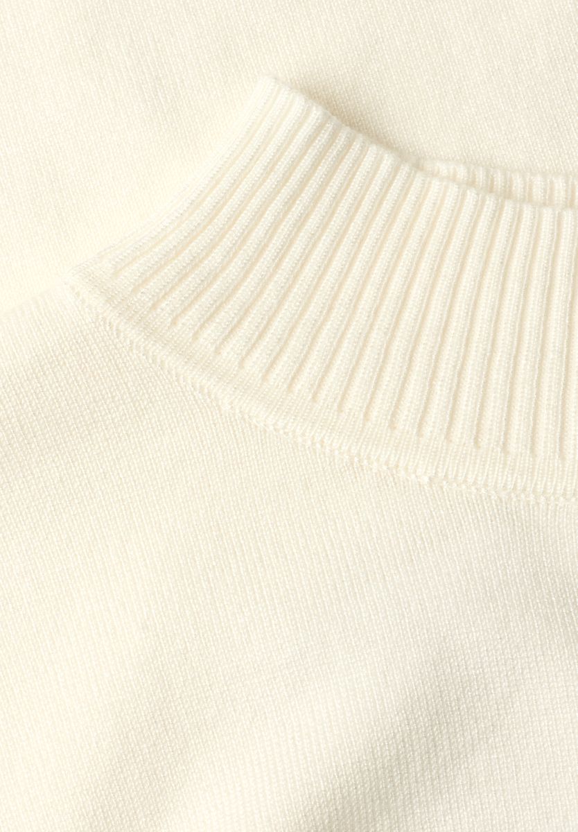 Langarm Pullover mit Turtle Neck