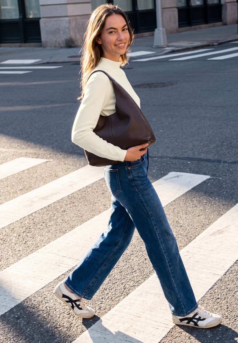 Langarm Pullover mit Turtle Neck