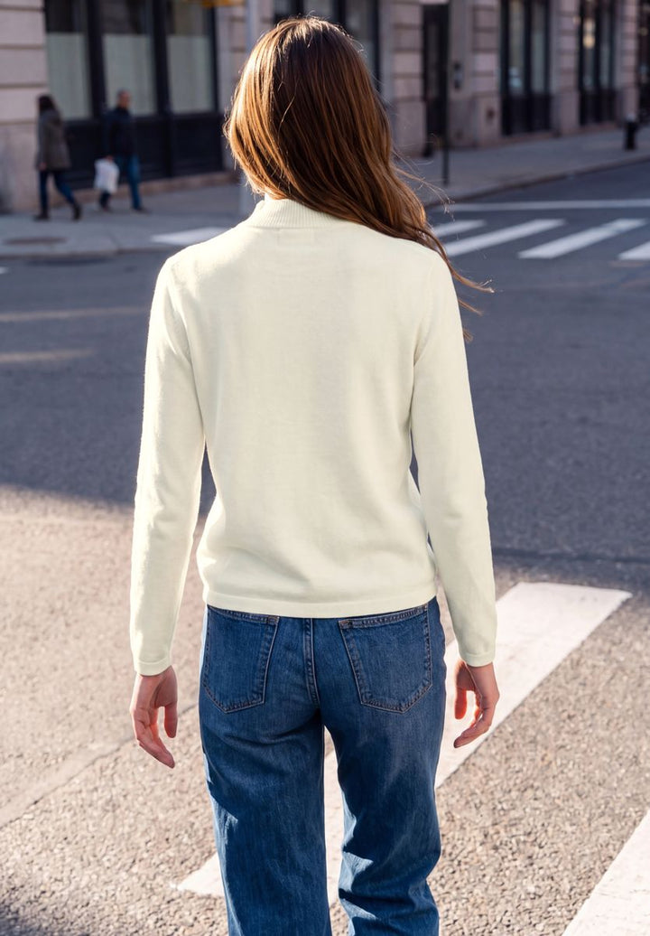 Langarm Pullover mit Turtle Neck