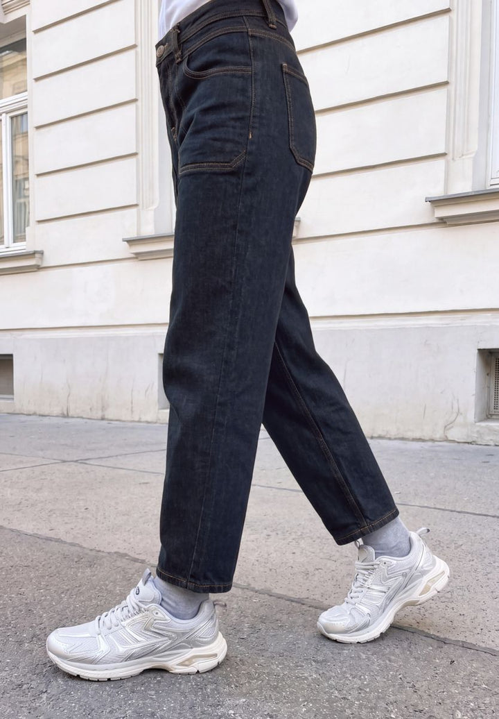 Relaxed Barrel Leg Leg Jeans im Loose Fit
