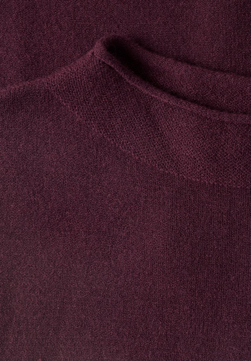 Kurzarm Pullover mit Turtle Neck