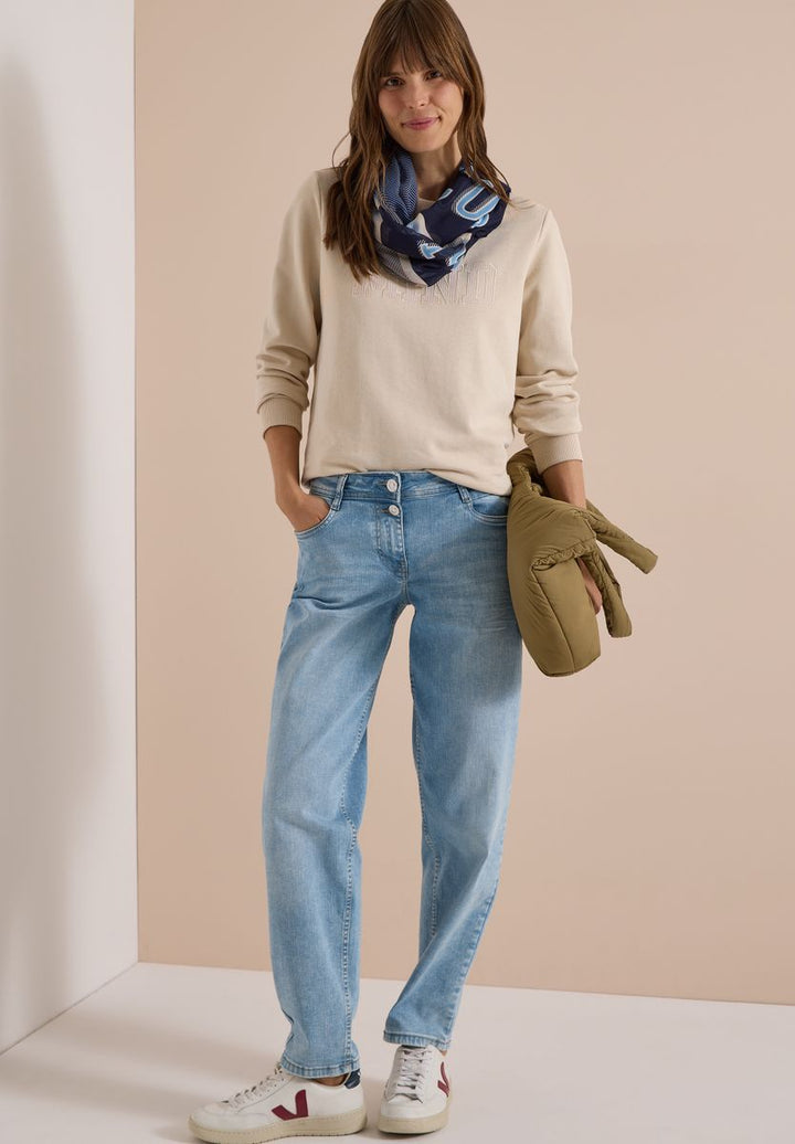 Loop-Schal mit Patchwork-Print