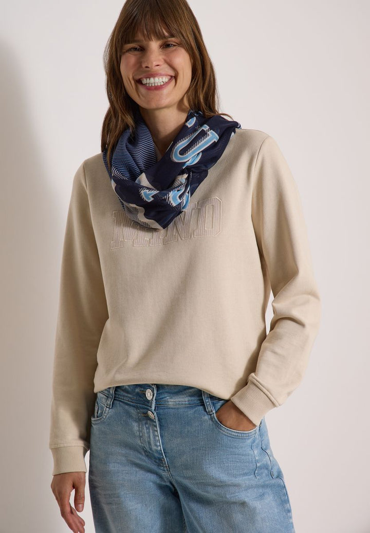 Loop-Schal mit Patchwork-Print