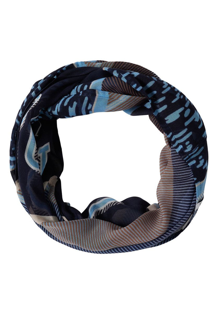 Loop-Schal mit Patchwork-Print