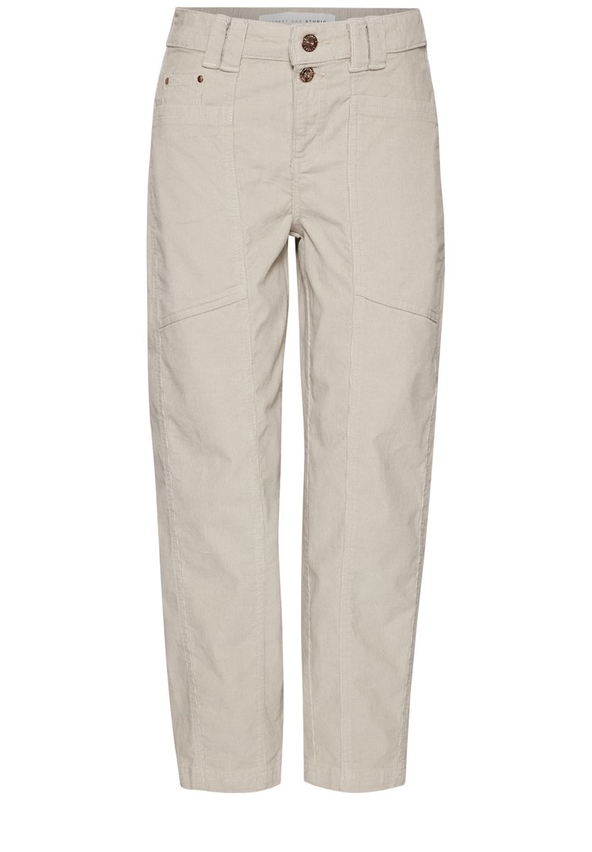 Barrel Leg Hose aus Cord im Loose Fit