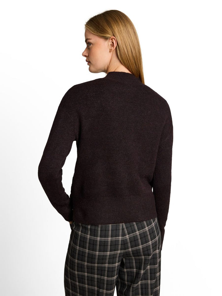 Cosy Strickpullover mit Stehkragen
